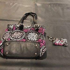Vera Bradley bag and ID wallet